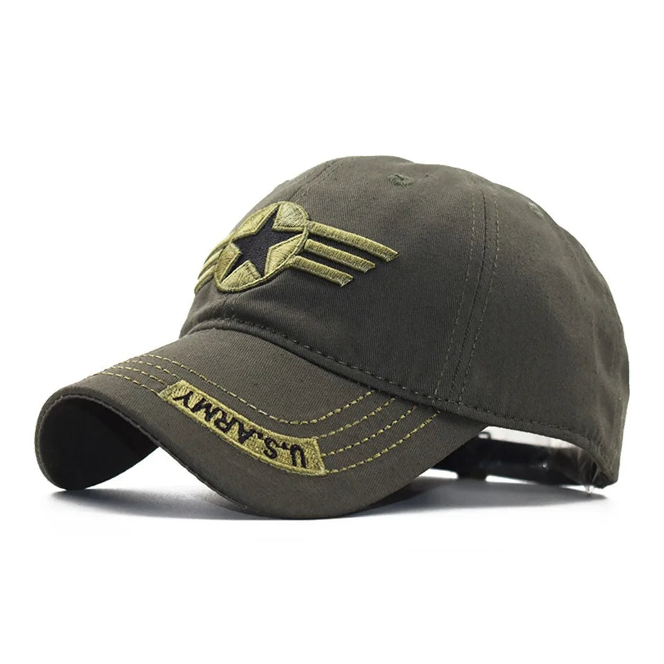 Tactical Baseball Cap - Flag Snapback Sun Hat for Men