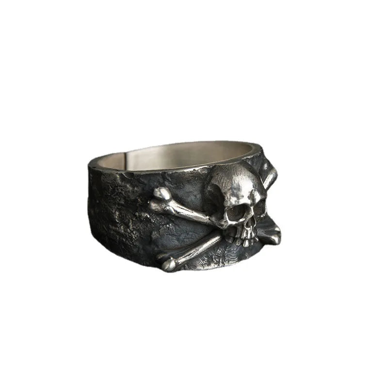 Retro Pirate Skull Ring