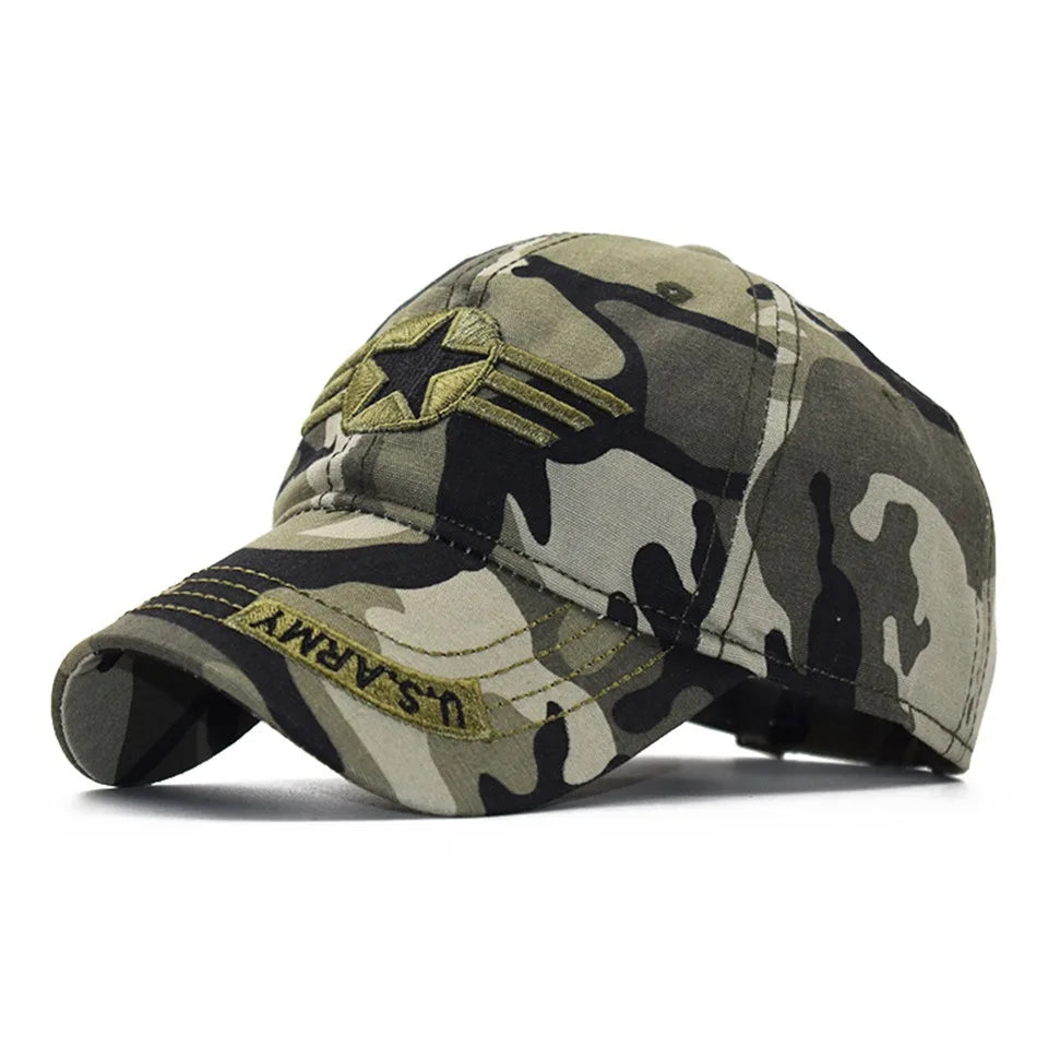 Tactical Baseball Cap - Flag Snapback Sun Hat for Men