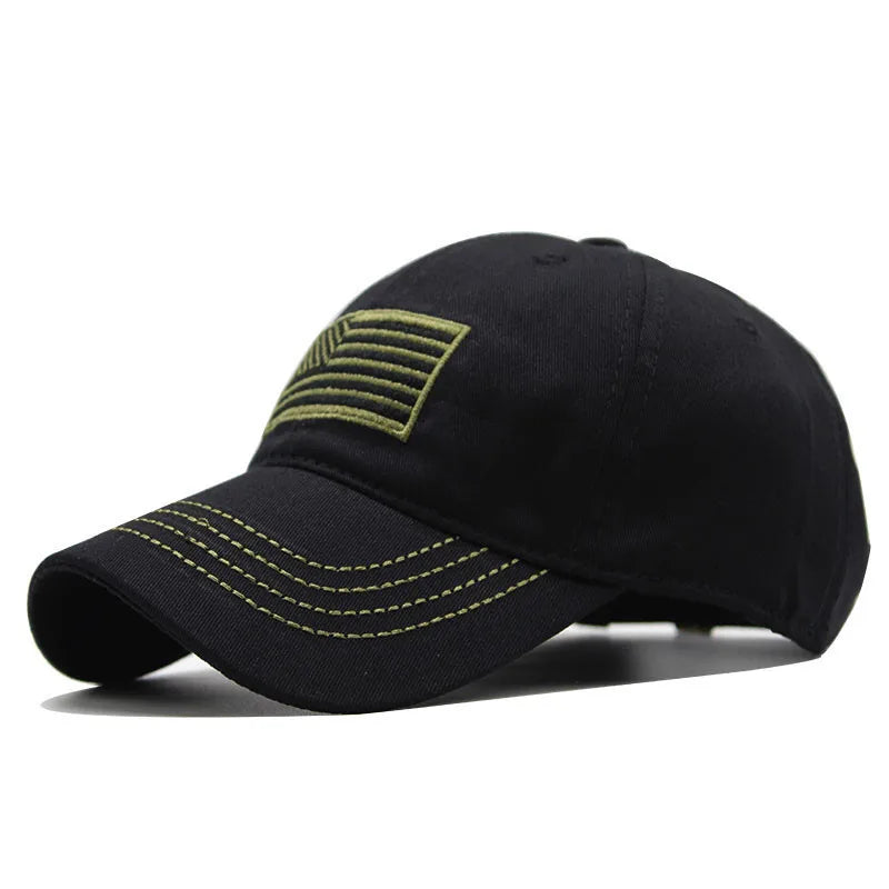 Tactical Baseball Cap - Flag Snapback Sun Hat for Men