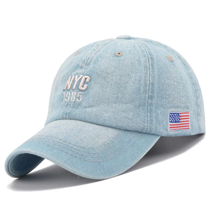 NYC 1985 Denim Baseball Cap