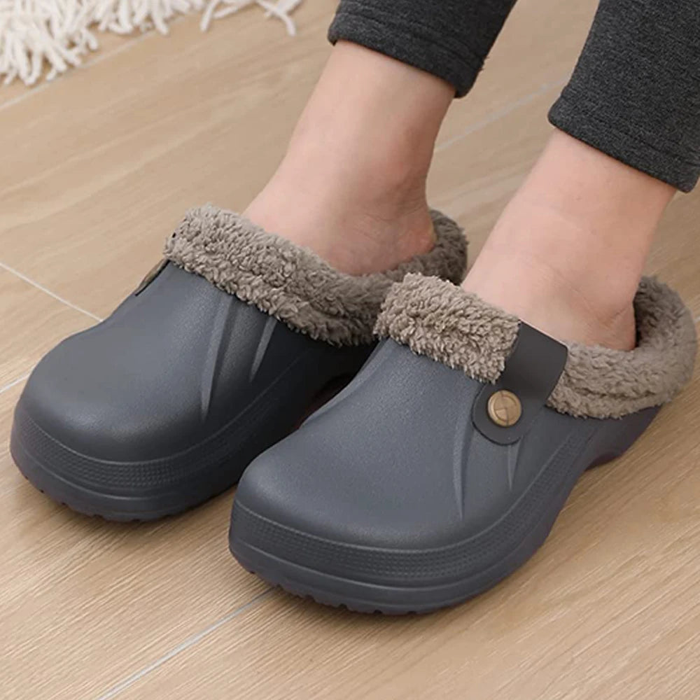 Zermatt Winter Clogs – Men's Waterproof Plush Indoor/Outdoor Shoes