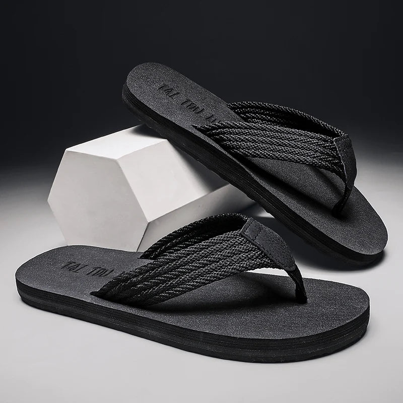 Copenhagen Men's Plus Size Flip-Flops – Large Comfort Slippers for Beach and Indoor