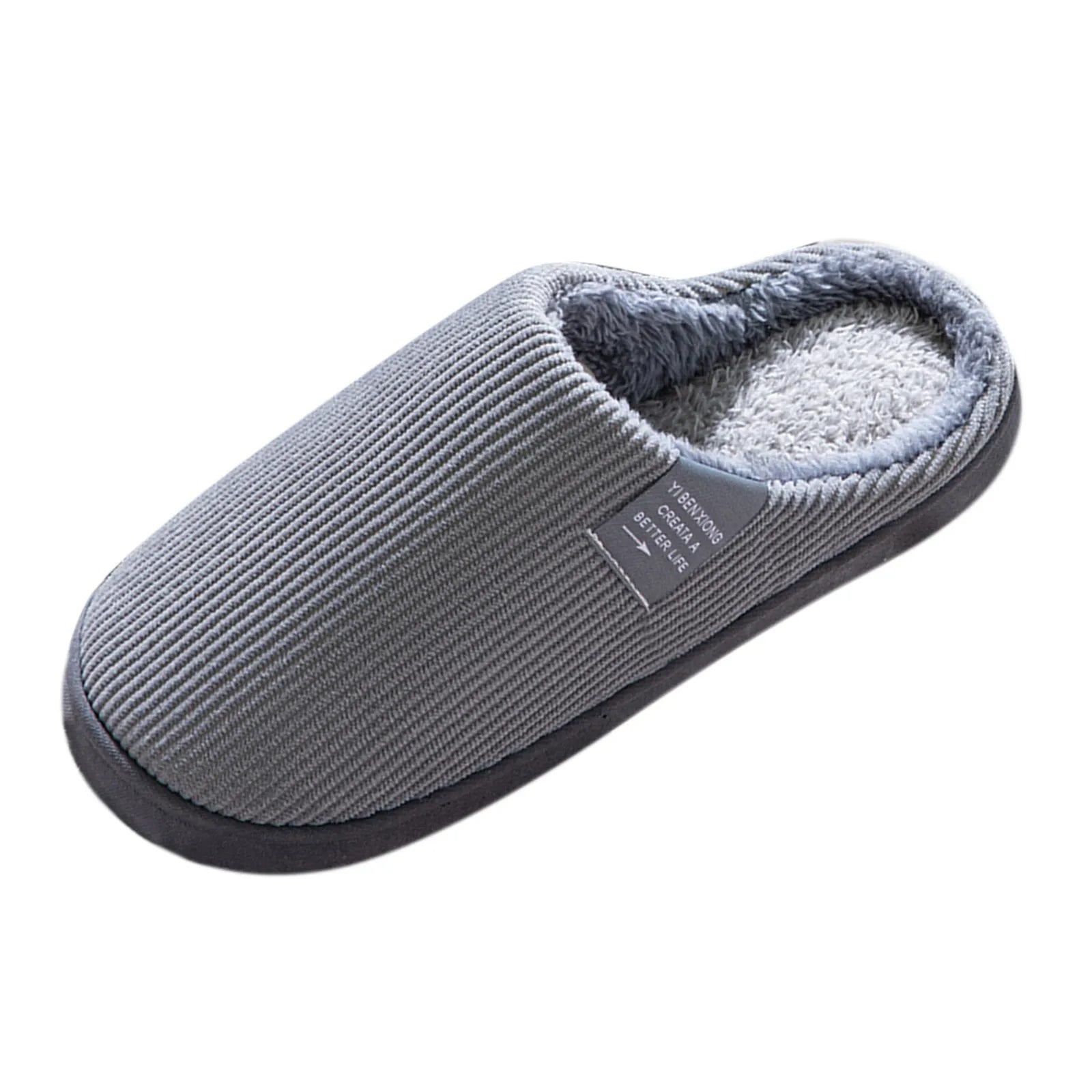 Reykjavik Plus Size Winter Slippers – Unisex Warm Indoor Shoes