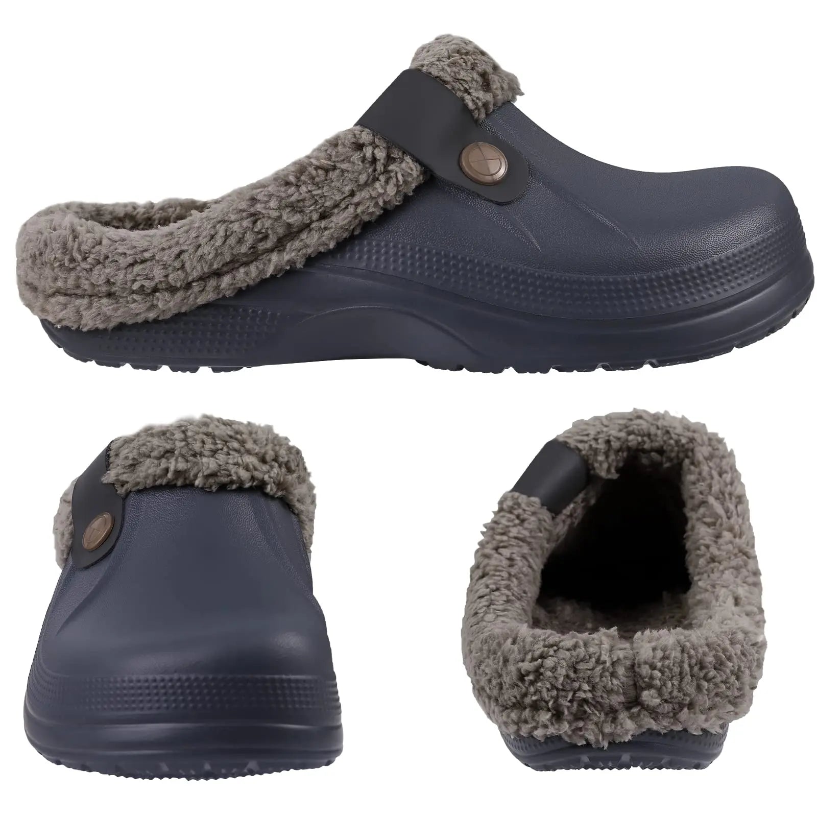 Zermatt Winter Clogs – Men's Waterproof Plush Indoor/Outdoor Shoes