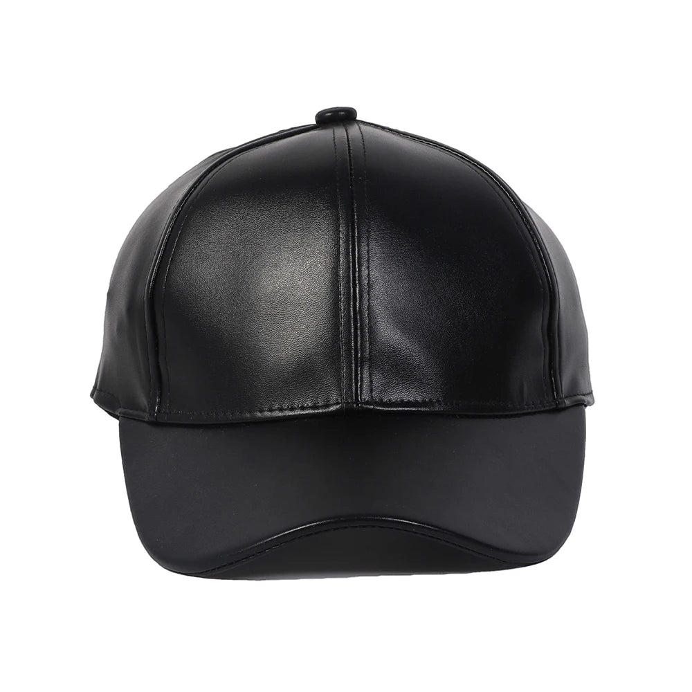 Braga PU Leather Baseball Cap