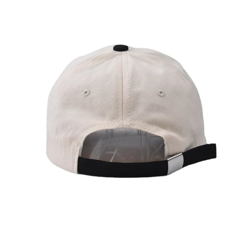 H Letter Plus-Size Baseball Cap - Snapback Sun Hat for Spring & Autumn