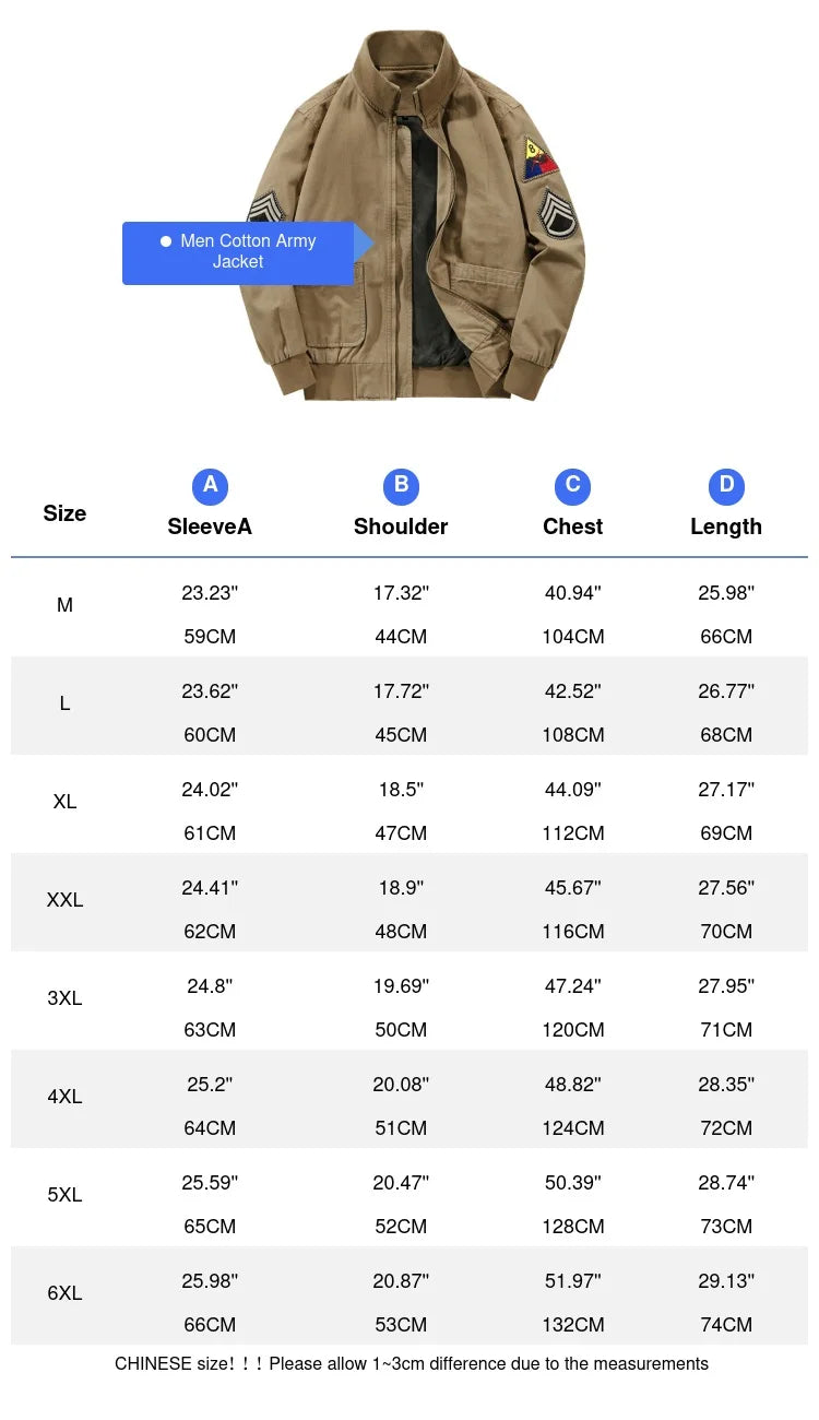 Tânger Men's Bomber Jacket Casual Male Outdoor Windbreaker Baseball Coats Fashion Retro Men Cotton Ma-1 Pilot Jackets  Clothing