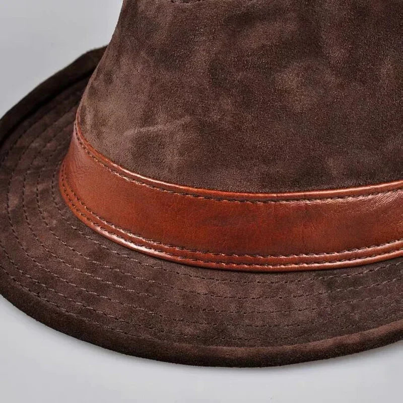 Positano Genuine Leather  Hat