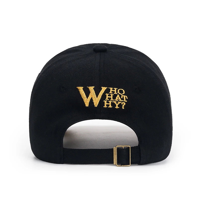 Westbrook W Letter Baseball Cap - Embroidered Patch & Distressed Cotton Design