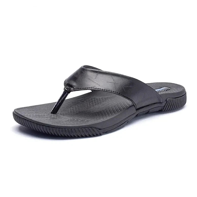 Rio Summer Flip Flops for Men - High-Quality Anti-Slip Beach Sandals, Breathable Casual Flat Shoes