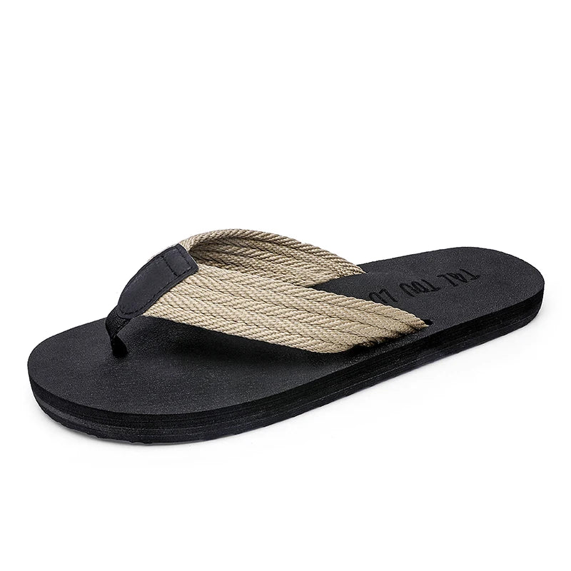 Copenhagen Men's Plus Size Flip-Flops – Large Comfort Slippers for Beach and Indoor